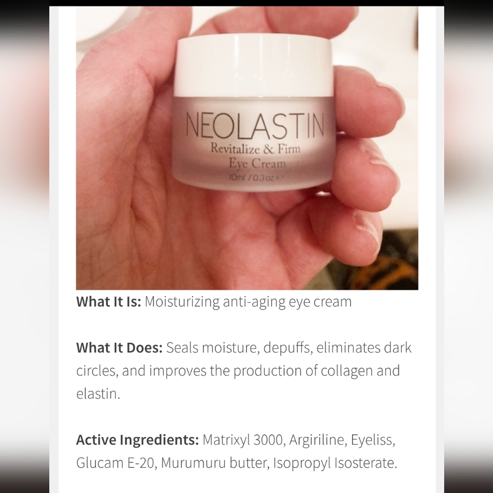☀️NEW not in box. Neolastin Revitalize & Firm Anti-Aging Eye Cream